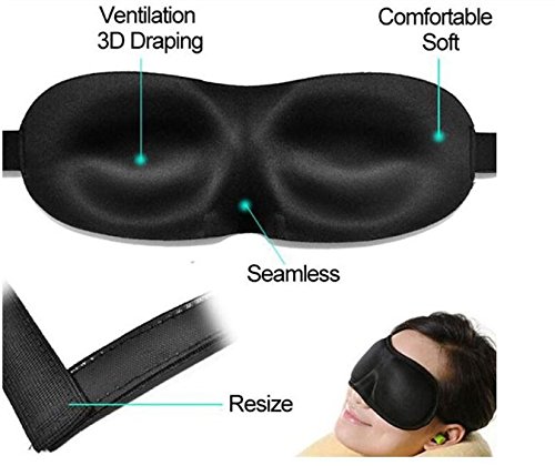 Best Quality Comfortable Luxury Fashion Memory Foam Sleeping Covers 3D Eye Mask with Ear Plugs. CE, FDA Approved 3d eye mask for sleeping - Super Comfortable, Super Slim, Super Fit,Super Experience.