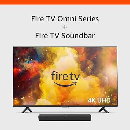 Amazon Fire TV Omni Series 55" with Fire TV Soundbar