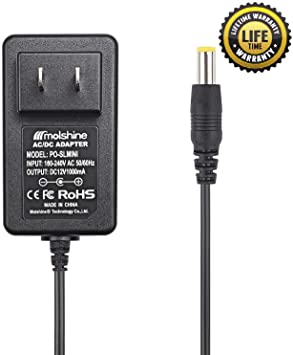 Molshine Compatible (6.6ft Cable) 12V AC DC Adapter for Bose Soundlink Mini Charger(1st Gen ONLY) and Bose SoundDock XT(626209-1300), Replacement P/N:PSA10F-120,371071-0011,359037-1300
