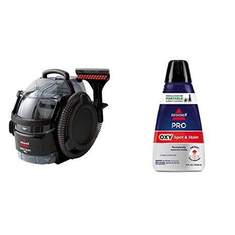 Bissell 3624 SpotClean Professional Portable Carpet Cleaner - Corded &  Professional Spot and Stain   Oxy Portable Machine Formula, 32 oz, 32 Fl Oz