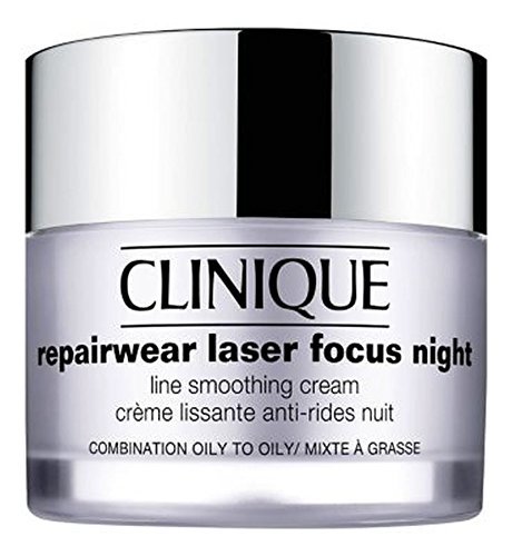 Clinique Repairwear Laser Focus Night Line Smoothing Cream - Combination Oily To Oily 50Ml