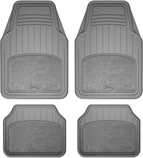 Armor All 78891 4-Piece Grey All Season Carpet & Rubber Floor Mat