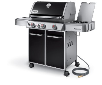 Weber Genesis 6631001 E-330 637-Square-Inch 38,000-BTU Natural-Gas Grill, Black