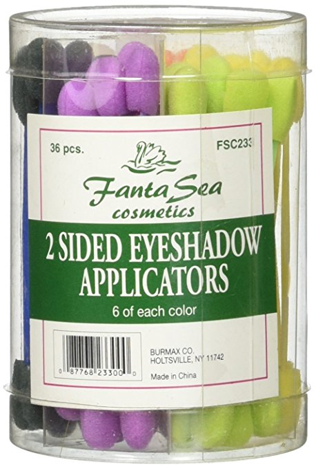 Fantasea Double-Sided Eye Shadow Applicators Display / 36 Pack (FSC233)