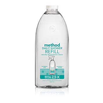 Method Daily Shower Spray Cleaner Refill, Eucalyptus Mint, 68 Ounce