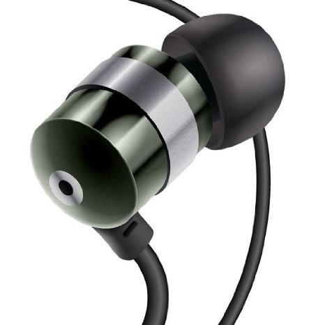 GOgroove AudiOHM Ergonomic Earbuds In-Ear Headphones | Deep Bass | Interchangeable Custom Silicon Ear Pieces (4 sizes) - Works with Samsung Galaxy S6 , Apple iPhone 6 , HTC One M9 & More