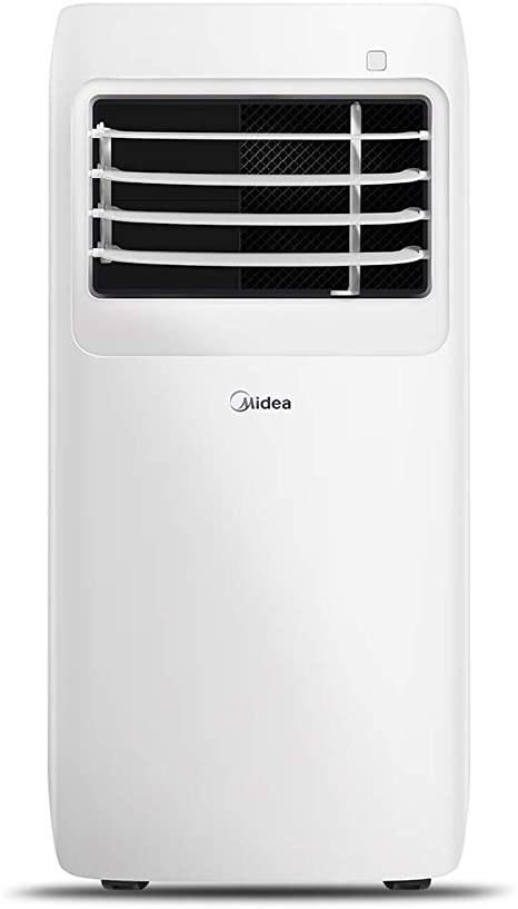 MIDEA MAP08R1CWT Portable Air Conditioner 8,000 BTU Easycool AC (Cooling, Dehumidifier and Fan Functions) for Rooms up to 150 Square Feet with Remote Control, White