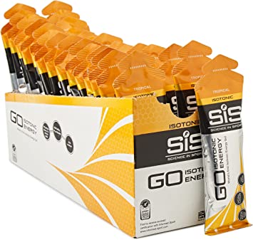 Science in Sport Go Isotonic Energy Gel, Tropical, 30 Count