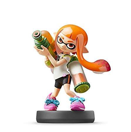 Nintendo amiibo Inkling Girl (Super Smash Bros. Smash Brothers Series) [Game Synchronized Character Figure]