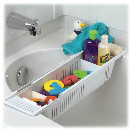 KidCo Bath Toy Organizer Storage Basket White