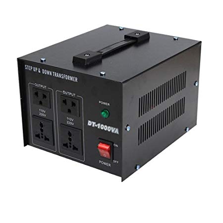 1000 Watts 110V to 220V （US to UK EU） Step Up and Down Voltage Regulator Converter Power Supply Transformer 1000W 220V to 110V Converter AC-AC 1000 Watt