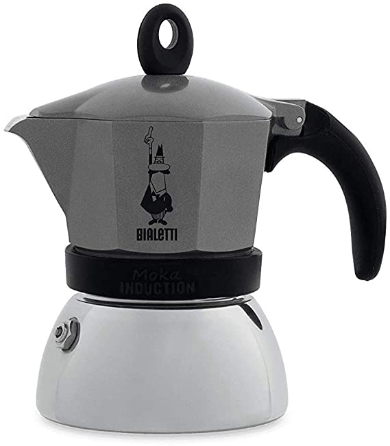 Bialetti Moka Induction Espresso Maker, Anthracite