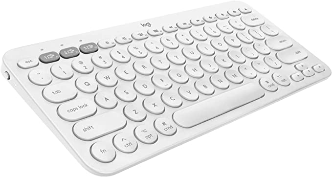 Logitech K380 for Mac   M350 Wireless Keyboard and Mouse Combo - Slim Portable Design, Quiet clicks, Long Battery Life, Bluetooth, Multi Device with Easy-Switch - macOS, iPadOS, iOS - White