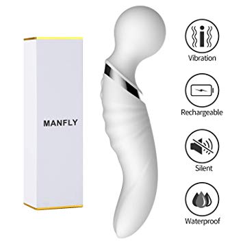 Electric Handheld Massager Cordless Rechargeable Wand Massager for Muscle,  Back, Neck, Shoulder, Full Body Pain Relief