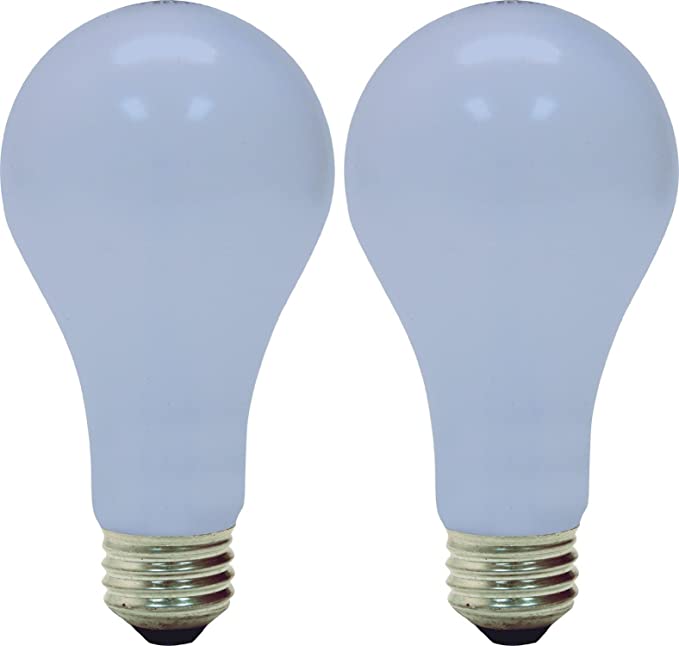 GE Lighting 97469 50/100/150-Watt 450/1150/1600-Lumen A21 3-Way Light Bulb, Frosted Reveal, 2-Pack