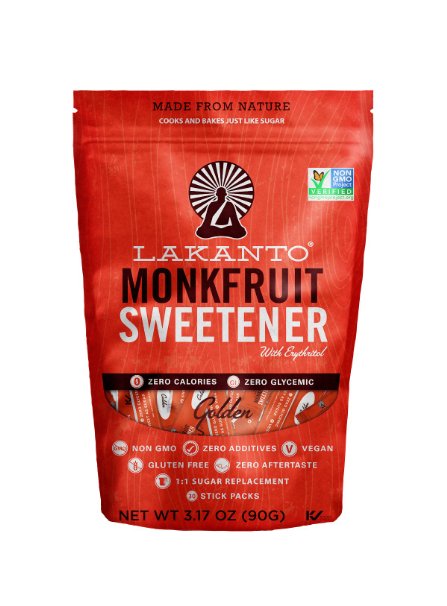 Lakanto Golden Monkfruit Sweetener 30 Count