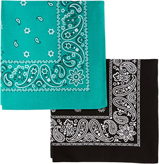 Levi's Men's 100% Cotton Multi-purpose Bandana Gift Sets – Headband, Wrap, Protective Coverage