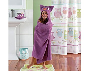 Jumping Beans® Olivia Owl Hooded Bath Towel