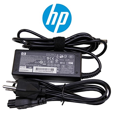 HP 65W Laptop Charger AC/DC Adapter 18.5V 3.5A for HP Elitebook 8440p 8460p 2540p 2560p 2570p 2740p 2760p 6930p ; HP 2000 2000t 2000z