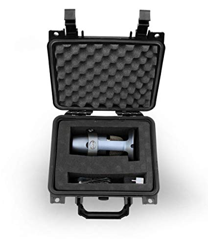CASEMATIX Mic Case Fits Blue Yeti Nano USB Microphone and Small Blue yeti Nano Accessories - Includes CASE ONLY, Does ONT FIT Original Blue YETI MIC