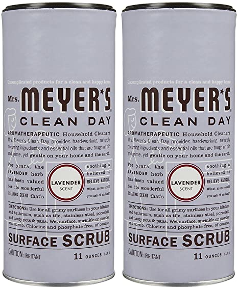 Mrs. Meyer's Clean Day Surface Scrub - Lavender - 11 oz - 2 pk