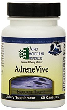 Ortho Molecular Products Adrene Vive Capsules, 60 Count