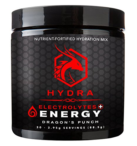Six Nutrition - Hydra Energy   Electrolytes Drink Mix, Dragon's Punch, 30 Servings