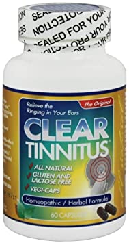 Clear Products Homeopathic Formula, Tinnitus, 60 Count