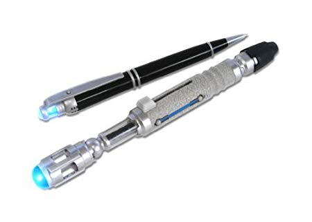 Underground Toys Doctor Who Sonic Screwdriver and Sonic Pen Set - 10th Doctor David Tennant