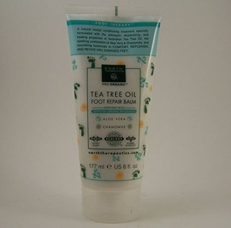 Earth Therapeutics Tea Tree Oil Foot Balm ~6 Oz