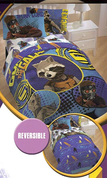 MARVEL Guardians of the Galaxy Comforter, Twin/Full, Blue Blaze