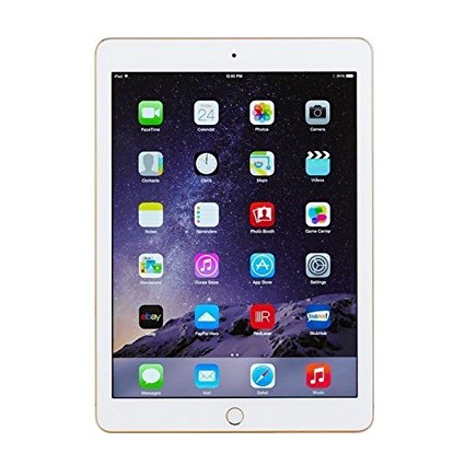 Apple iPad Air 2 128GB Factory Unlocked Gold (Wi-Fi   Cellular 4G LTE, Apple Sim) Newest Version