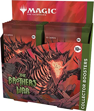 Magic: The Gathering The Brothers’ War Collector Booster Box | 12 Packs (180 Magic Cards)