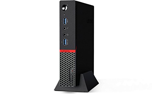 Lenovo ThinkCentre M700 10HY002AUS Tiny Desktop Computer (i5-6500T, 8 GB RAM, 256 GB SSD, Windows 7 Pro), Black