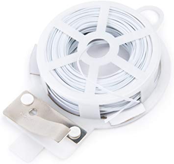 Fox Run 5644 Twist Tie Roll and Cutter, 60-Foot, Pack of 1, White