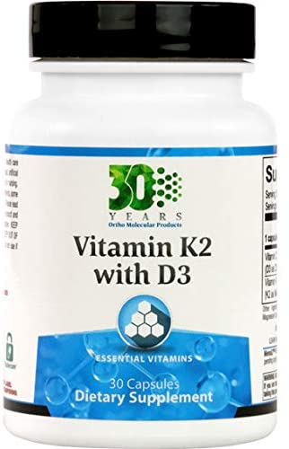 Ortho Molecular Products Products - Vitamin K2 with D3-30 Capsules