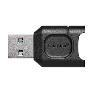 Kingston Mobile Lite Plus USB 3.2 microSDHC/SDXC UHS-II Card Reader (MLPM)