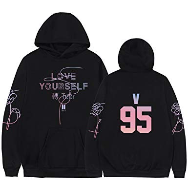 Kpop BTS Love Yourself Tear Hoodie Jin Jimin Suga Jung Kook V Sweater Pullover