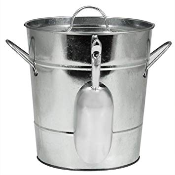 Twine 2584 Country Home Galvanized Ice Bucket,