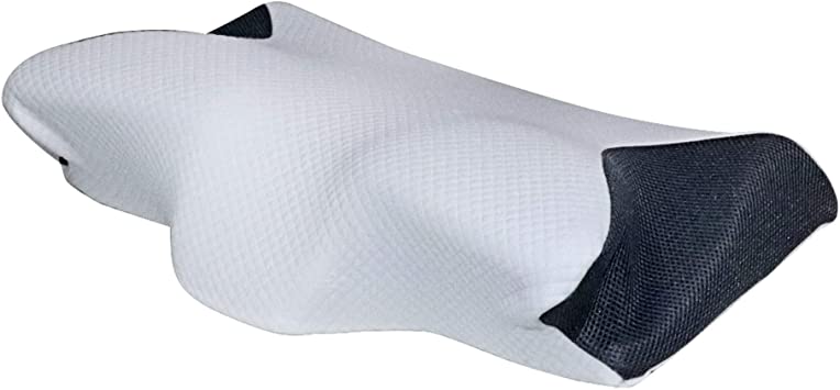Igia Patented Carbon SnoreX 8 in 1 Cooling Pillow with Carbon Bamboo Airtech Memory Foam, Graphene and Copper to Protect Against Allergens and Bacteria