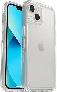 OtterBox iPhone 13 (Only) - Symmetry Clear Series Case - Clear - Ultra-Sleek - Wireless Charging Compatible - Raised Edges Protect Camera & Screen - Non-Retail Packaging