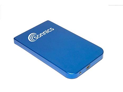 Sonnics 640GB 2.5 inch USB External Pocket Sized Hard Drive for PC, Laptops, Macs and Playstation 3 - Blue