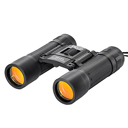 JOYOUTH 10x25 Mini Folding Adjustable Binoculars for Birdwatching, Concerts, Sport and Travel