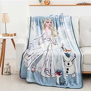 Northwest Frozen Silk Touch Throw Blanket, 46" x 60", Snow Play