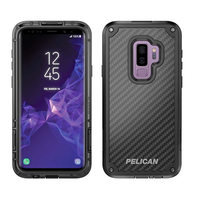 Samsung Galaxy S9  Case - Pelican Shield Case for Samsung Galaxy S9  (Black/Black)