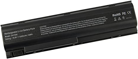 Futurebatt Li-ion Laptop Battery Replacement for HP Compaq Pavilion dv4200 Presario C300 M2000 M2200 M2300 M2400 V2000 V2100 V2200 V2300 V2600 V4000 V5000 (5200mAh, 10.8V, 6-Cell)