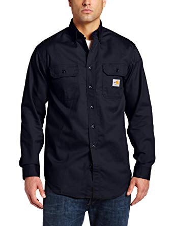 Carhartt Men's Big & Tall Flame Resistant Classic Twill Shirt