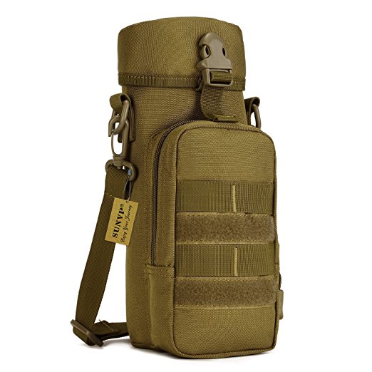 Protector Plus Military Water Bottle Pouch Holder Tactical Kettle Gear Molle Pack Bag