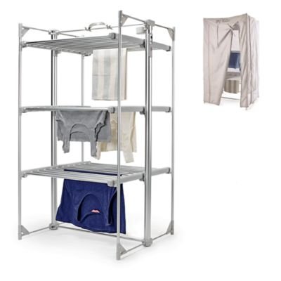 Dry:Soon Deluxe 3-Tier Heated Airer & Cover Pack (Under 6p / hour!)