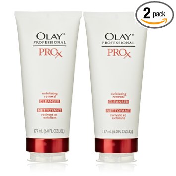 Olay Professional Pro-X Exfoliating Renewal Cleanser, 6 Ounce, Pack of 2